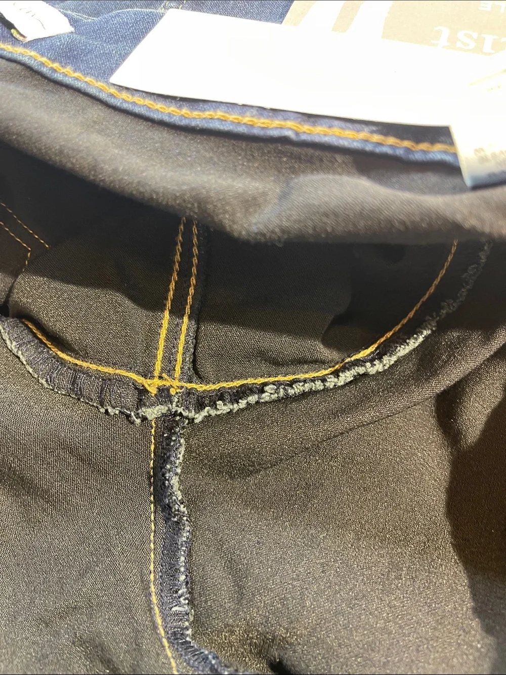 EST 1946 DENIM HIGH RISE JEGGING Dark Blue Women’s SIZE 16 W PULL ON NWT